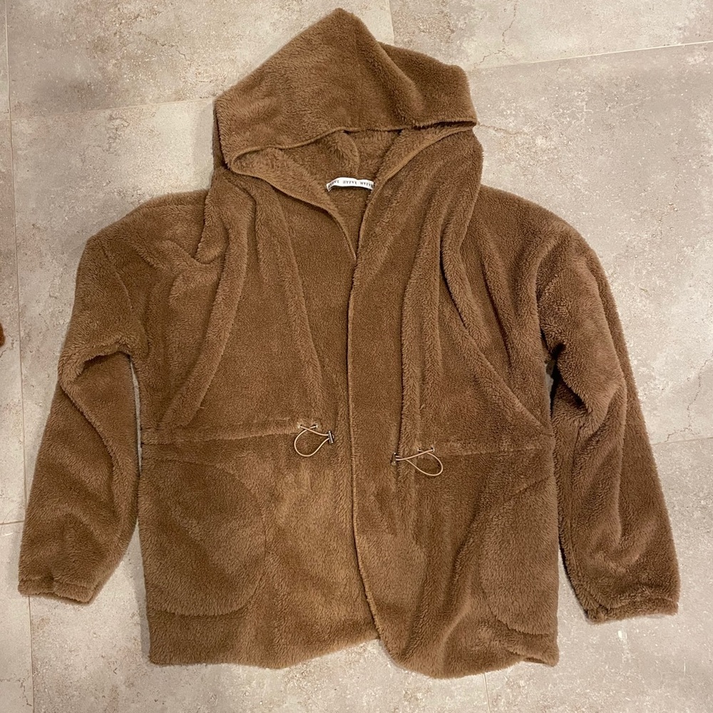 *Brand new* brown very fluffy and soft jacket/robe